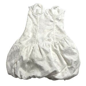 Outcast Jean Mini Dress in White
